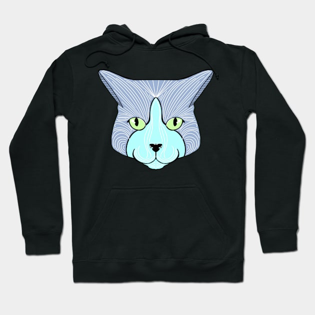 Cat Hoodie by nloooo